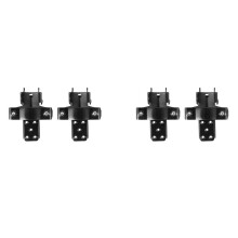 New 2-Pair Black Steel Motorcycle Bike Accessories Frame Foot-Pedal Folding Custom-Designed Size Mm-30 mm