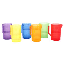 Translucent Colour Jug Set, 6-Piece Exploration and Colour Learning Kettle for Early Years