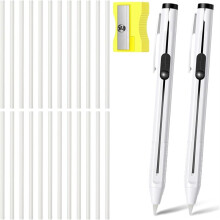 28 Pcs Chalk Pencil Refillable Set, Sewing Fabric Pencils and Fabric Pens with Sharpener, for Quilting DIY