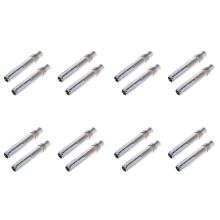 16 PCS Silver Aluminum Alloy Chalk Keeper Holder