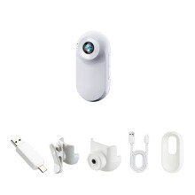 Caméra D'Action Portable 1080p avec Pouce Intégré, Idéale pour le Cyclisme en Extérieur. Caméra Sport Rotative Magnétique Anti-Vibration B
