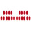 20Pcs Red Interior Door Panel Warning Light Cap Reflector for  Beetle Caddy  6Q0947419 1