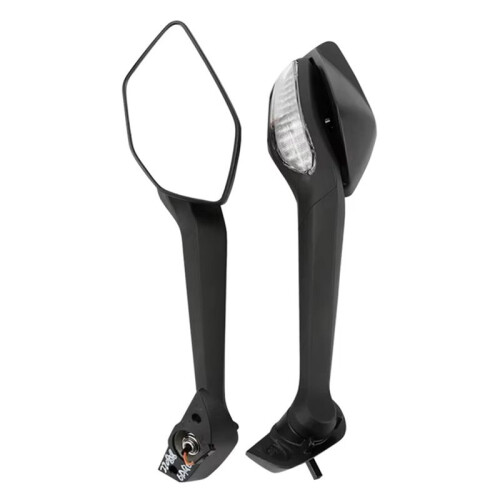 Espelho Retrovisor de Motocicleta Esquerdo Direito Espelho Retrovisor Refletor com Pisca para  450SR CF450SR  SR450