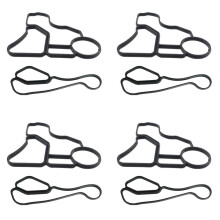 8x 11428637821 11428637820 Engine Oil Filter Housing Seal Gaskets for  E60 E82 E83 E84 E90 E92 E93