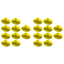 20 Stuks Auto Deuk Reparatie Gereedschap Nieuwe Gele Pull-Tab Pull-Tab Koppakking Zuignap Combinatie