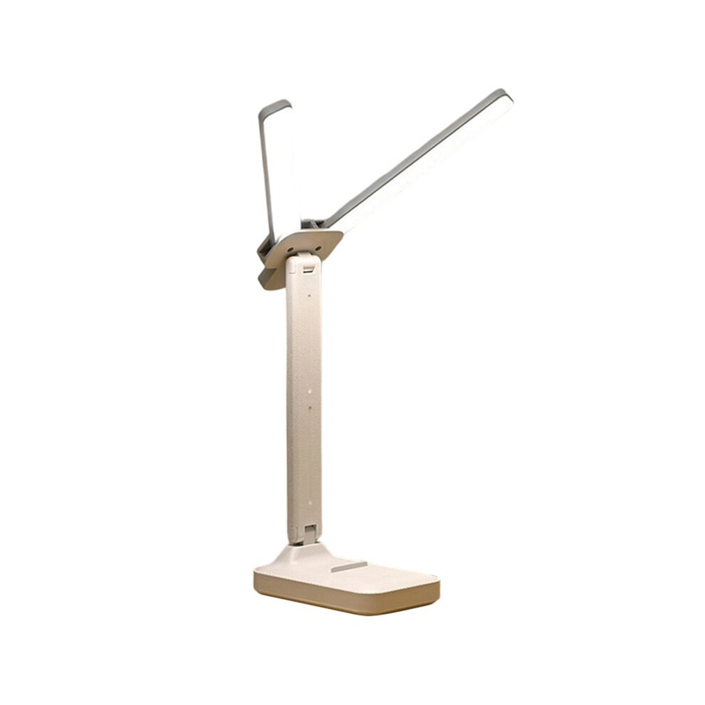 Dual Led Desk Lamp, Foldable Dimmable Reading With Usb Rechargeable, Night For Bedroom, Dorm, Study Light 6032967676169