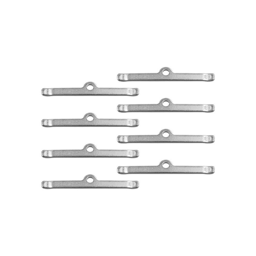 8Pcs 4-3/4In Valve Cover Hold-Down Tabs Long Style Enhances Clamping Minimizes Distortion For Sbc Chevy 283 305 327 350 4711884741519