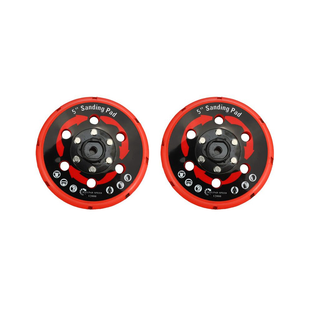 Photos - Grinder / Polisher 2X Backing Plate for Dual Action Polisher da Polisher Backing Plate Back Holder 5 Inch 125mm