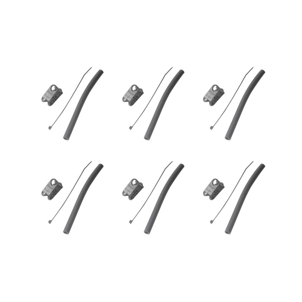 6X Durable Nylon Replacement Kiteboard Kitesurfing Kite One Pump Valve Hose Clamp Gear Kit Kite Hose And Clamp 6031540453937