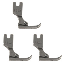 3X Simple Steel Sewing Machine Presser Foot Narrow Zipper Presser Foot for Industry Sewing Machine Attachment Part