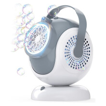 Bubble Machine - Auto 360 Rotation, 75 Tilt Range, Bubbles Blower Maker for Kids, Wedding, Birthday, Parties, Gifts