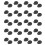 8 Pcs CR2450 Coin Cell Button Battery Socket Holder Case 2 Pins Black 1