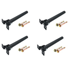 4X Accesorio de Plataforma de Barra en T para Instalar en el Suelo o en la Pared para Ejercicios de Barras con Barra, Equipo de Gimnasio, 25 mm