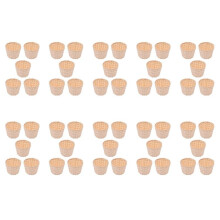 50 StüCk Geflochtene KöRbe Ohne Griffe für Party Geschenke, Handwerk Dekoration, Geeignet für Verschiedene AnläSse (7,5 X 6 Cm)
