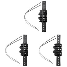 3X Universal Motorrad Auspuff Fall Schutz Ring Schall DäMpfer Schutz Folie für Motocross Moto Motocross Enduro Schwarz