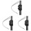 3X Universal Motorcycle Exhaust Muffler Drop Protection Ring-Silencer Protector Guard for   Enduro Black 1