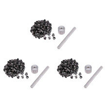 3Set Tools+300Pcs Rivets Nail Installation Tools with Silver Brass Nails