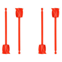 PáS de Misturador de Resina, AcessóRio de Misturador de EpóXi para Furadeira, AcessóRio de Broca de Agitador de Tinta ReutilizáVel (4 PeçAs)
