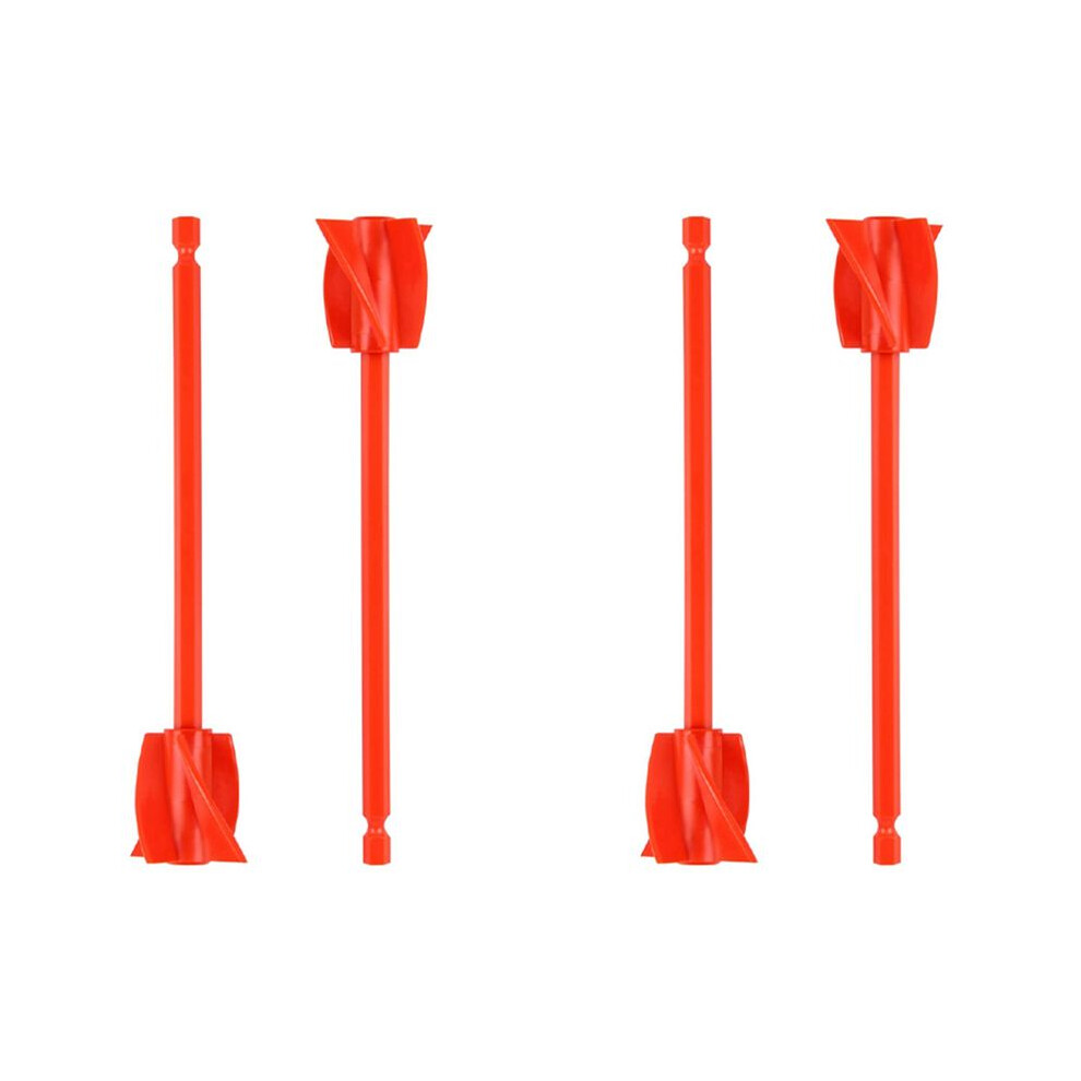 Resin Mixer Paddles, Epoxy Mixer Attachment For Drill, Reusable Paint Stirrer Drill Attachment(4Pcs) 6031337425871