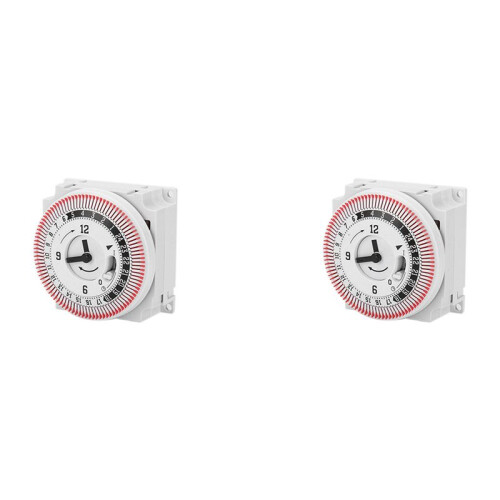 2X Industrial Timer Movement Timing FRK17-3 Intelligent Mechanical  Control  Automatic Power-Off Timer Plug A