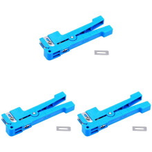 3X 45-163 Faser Optik Jacket Stripper Koaxial Stripper Kabel Abisolieren Cutter Werkzeug (45-163)