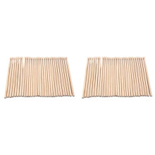 60Pcs Wooden Pencil HB Pencils Shaped Like Drum Sticks,Drumstick Pencil, Stationary Supplies for School & Office
