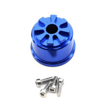 Aluminiumlegierungs-Differentialträger-Diff-Gehäuse RC-Autozubehör für Summit 1/10 RC-Auto-Upgrade-Teile Blau