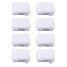 400 Piezas de 4 Por 6 Pulgadas Bolsas de Regalo de Organza Bolsas de Joyería con Cordón Bolsas de Regalo de Boda ()