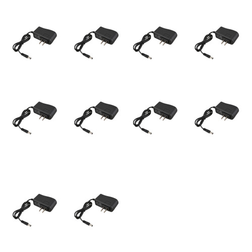 10X Guitar Feeects Pedal Mains Replacement Power Supply AC Adaptor 9V 1A