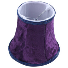 Fabric Clip Lamp Shade, E14 Handmade Lampshade For Modern European Style Wall Sconce Lamp, Crystal Lamp, Candle Lamp, Table Lamp With Flannel