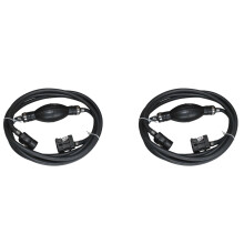 2X Boat Fuel Hose 6mm Gas Hose Connector Outboard Boat Engine Petrol Tank Connectors Kit for Motor 300CM
