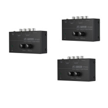 3X Ultra-Compact Phono Preamp PP500 with Bass Treble Balance Volume Adjustment Pre-Amp Turntable Preamplificador US Plug