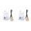 2X FPV 1.2G 1.3G VRX Receiver 12CH Digital Display for Long Range FPV Drone RC Model 1