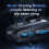 Motorcycle  Helmet Headset Half-Duplex Intercom IP56 Waterproof Intelligent Voice Assistant Soft+Hard Mic 4