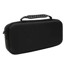 Steam Deck Hard Shell Carry Case with Storage Card Slot Handle & Stand Black