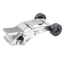 Für 1/14 Upgrades MJX Go 14210 14209 H14BM Metall-Wheelie-Bar Einstellbar für High Speed RC Brushless RC Car Silber