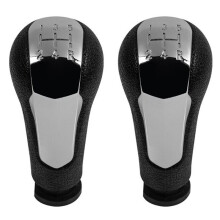 2X 5 Speed Gear Shift Knob Lever Shifter Handle Stick for Spark 2011-2016 Chrome