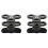 2X  Clamp 3 Holes Diving Lights Arm  Butterfly Clip Mount Bracket for Action Camera Flashlight Tripod,Black 1