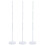 3X Plastic Balloon Arch Column Stand with Base Kits Wedding Birthday Party Decor 1