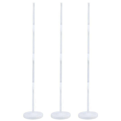 3X Plastic Balloon Arch Column Stand with Base Kits Wedding Birthday Party Decor