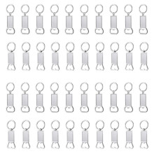 40St Sublimatie Sleutelhanger Blanks - Sublimatie Sleutelhanger Case of Metalen Sublimatie Flesopener voor Warmteoverdracht, Set A