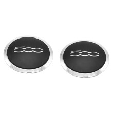 2 Sztuki 133mm KołPak do 500 KołPaki Centrum KołPaki 68078419AC 68078421AC OsłOna PrzeciwpyłOwa 51884863 Srebrny