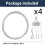 4 Pack 6ft Ceiling Sign Hanger Wire Kit, 2m Adjustable Suspension Hanging Cable Wire with Hook Wall Mount Cable 5