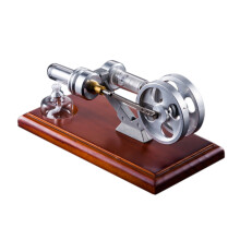 HeißLuft Stirlingmotor, DoppelschwungräDer, Bildungsspielzeug, ElektrizitäT, Stromgenerator, Wissenschaftsexperiment, Spielzeug, Geschenkmodell