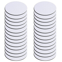 Round Sublimation Blank Coaster Sublimation Blank Coaster Sublimation Heat Transfer Coaster Varmpressad Coaster 32St