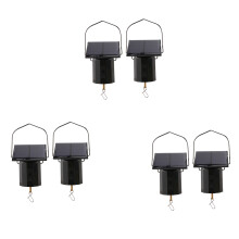 Solar Hängend Display Motor Rotierend Kleiner Motor Solar Wind Spinner Motor Mehr Zweck Drehbarer Haken 6 Stücke
