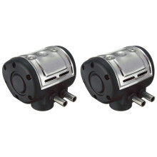 2X L80 Pneumatische Pulsator voor Koe Melker Melkmachine Rvs Melkveebedrijf Melker 50-180 Ppm Verstelbare Snelheid