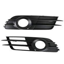 2X Auto Front StoßStange Nebel Licht Scheinwerfer Gitter Nebel Licht Scheinwerfer Gitter Abdeckung für A6 C7 2012-2016 4G0807682G 4G0807681A