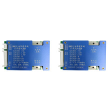 2X 18650 Battery Bms 17S 30A 60V Li-Ion Battery Common Port Charging Pad with NTC Temperature Protection for Escooter
