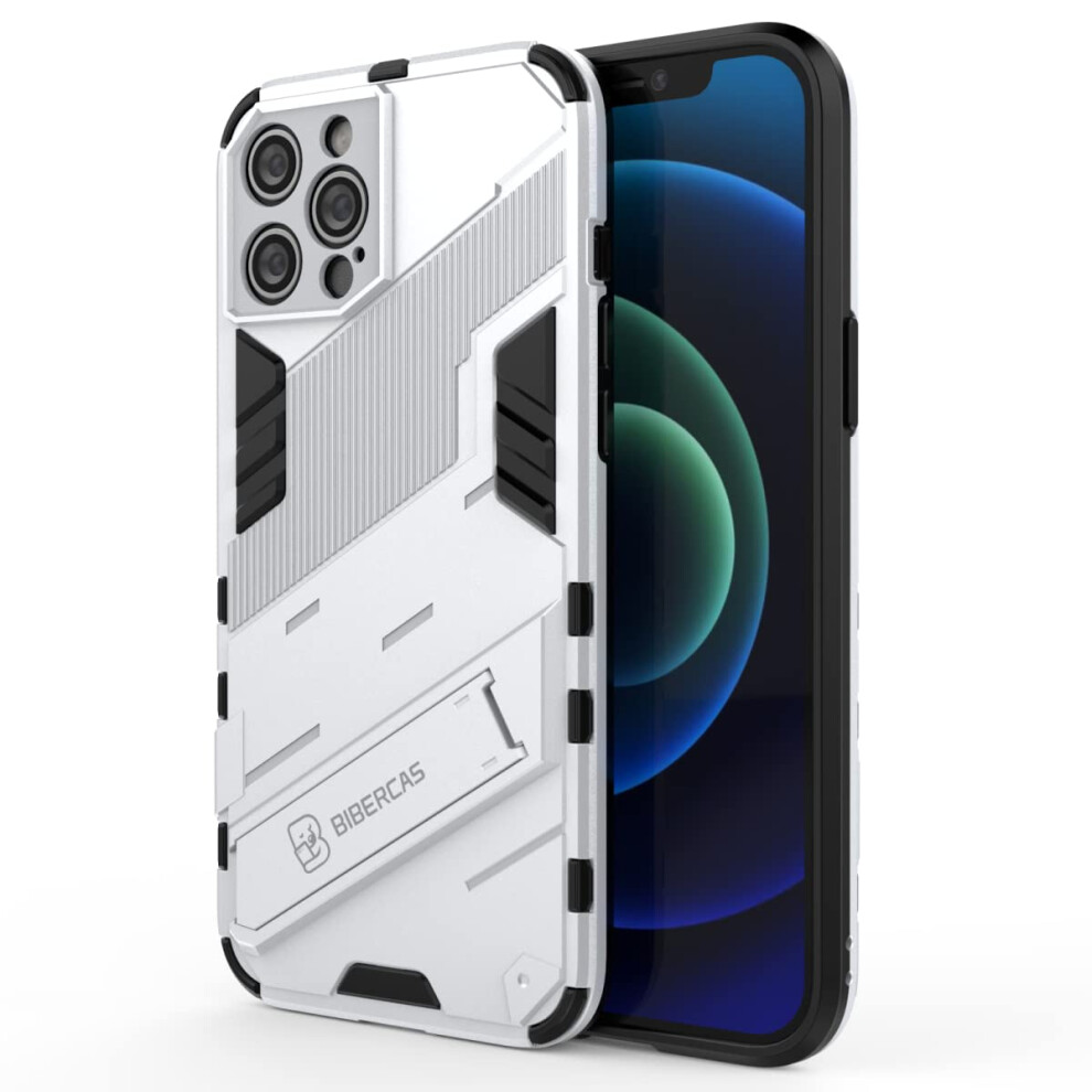 Military Grade Shockproof Hard Armor Case With Vertical Horizontal Kickstand, For Vivo Iqoo Z3 White 9073542446828